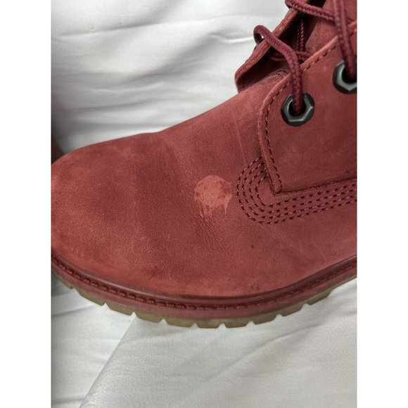Timberland Women's Red Lace-Up Boots - Picture 7 of 16